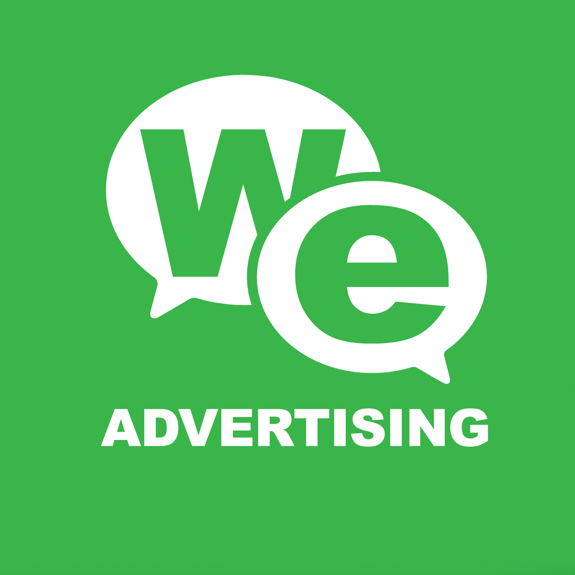 WE ADVERTISING LOGO